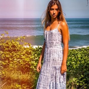 Kasai Bali- Handmade Maxi Dress w/ Front Slit- S/M